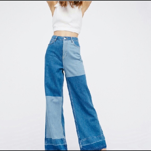 Free People Denim - Free People Wide Leg Denim